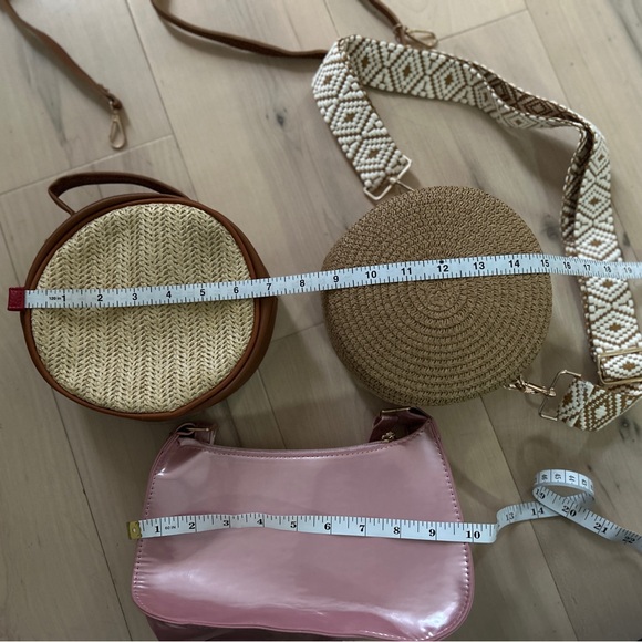 3 Girls Purses- Pink/Brown/Tan - Picture 3 of 14